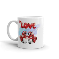 Image 3 of Lady bug Love mug white background glossy mug