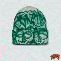 Image 1 of [MNGO.S] All overprint Knit Beanie - GREEN