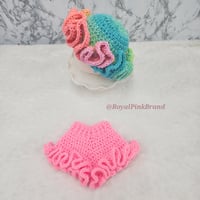 Image 1 of Ruffled Shorts & Ruffle Bucket Hat NB -4T