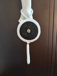 Image 2 of Black Evil Eye Wristlet