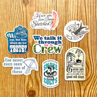 Pirate Crew Matte Vinyl Stickers