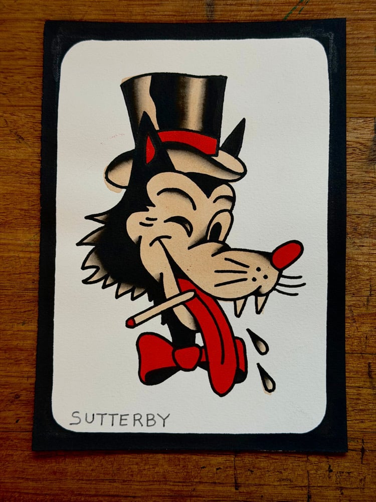 ‘FOLK’ painting #10 original A5