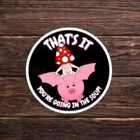 Image 2 of Mushroom on an Adventure: Bubble-free stickers