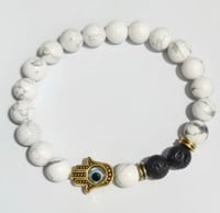 Image 2 of Balance & Harmony Bracelet:  Hamsa Hand