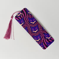 Vintage Cat Swirl Paper Bookmark