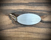 Oval keychain blank