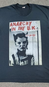 Image 3 of Vtg 1990s The Sex Pistols Anarchy in the UK T-Shirt Size (XL)