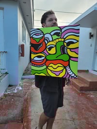 Image 2 of Crowded Spaces: Orange and Green