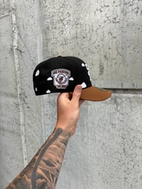 Image 3 of TRI TONE BROWN VISOR SAN DIEGO PADRES CUSTOM FITTED CAP