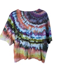 Image 5 of 3XL Crop Tee in Tropical Agate Ice Dye