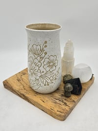 Image 2 of White Cosmos Vase Large