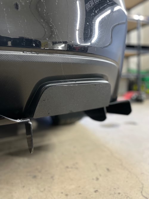 Image of 2015+ WRX/STI Exhaust Hole Delete Plate (Cover) 