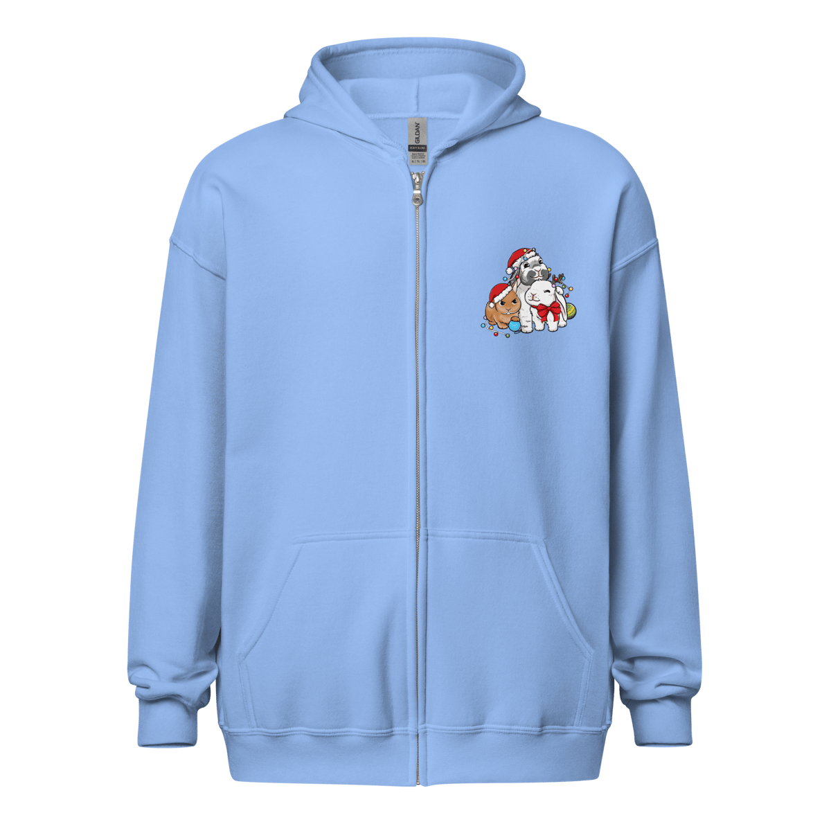 Image of Blumollo Santa Zip Hoodie - Limited Holiday Edition