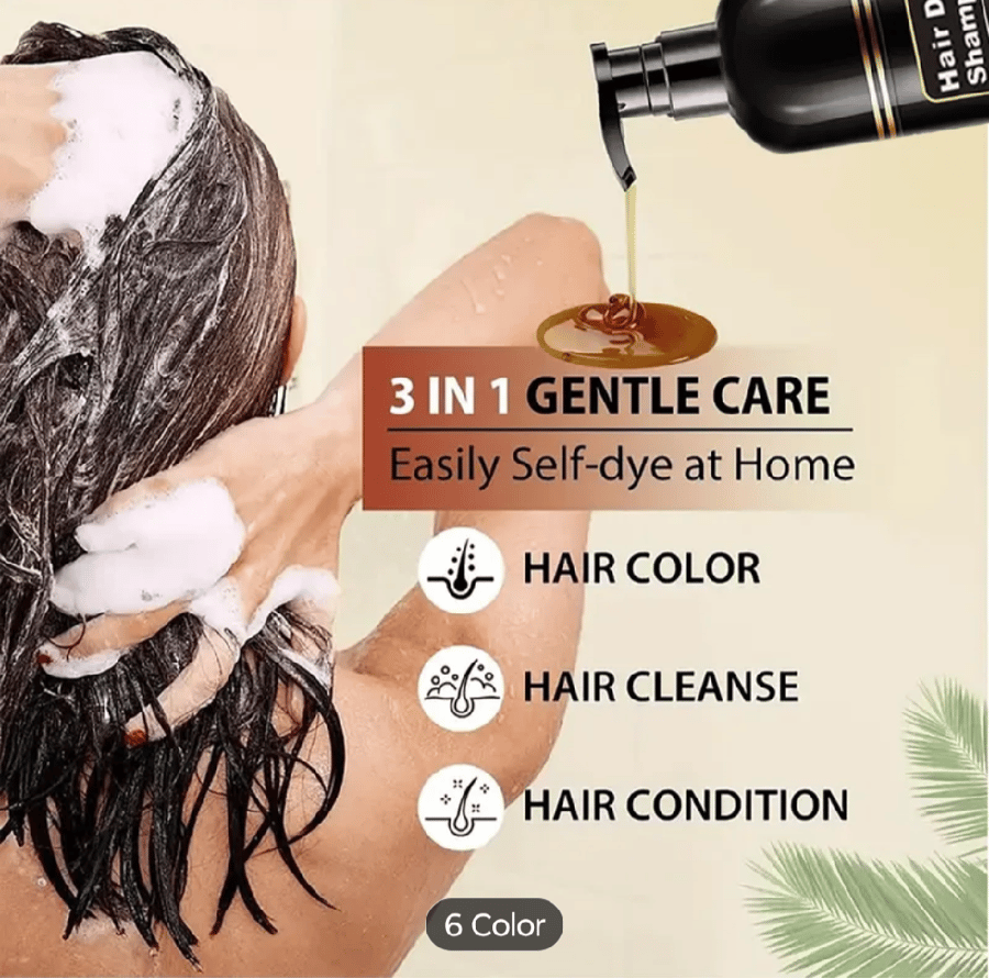 Image of 2025 New 3in Natural Hair Dyeing Shampoo