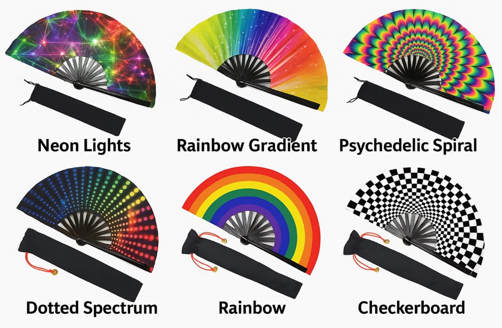 Image of 25 Inch Bamboo Fans 