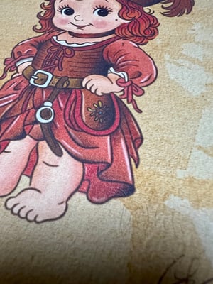 Image of 5x7"  "Red" CM Kewpie Series