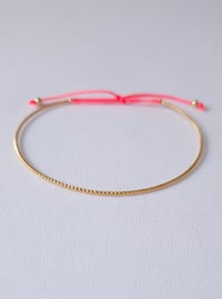 Image 2 of Bracelet jonc doré fin