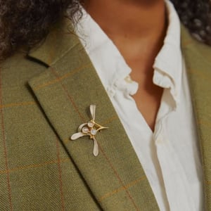 Image of Paula Bolton Mistletoe Brooch