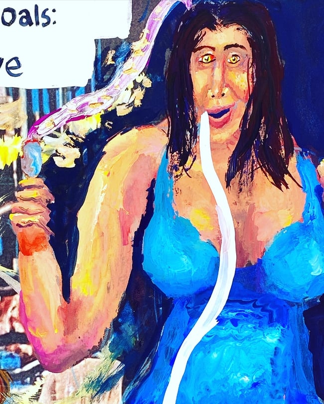 Kim and Kanye-Original Painting 