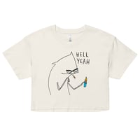 Image 2 of hell yeah Women’s crop top 
