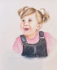 Image 2 of Custom Children’s Pencil Portraits A4