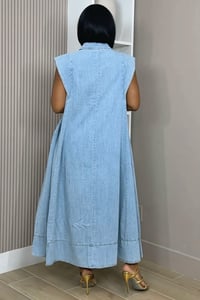 Image 4 of Dolly denim maxi dress
