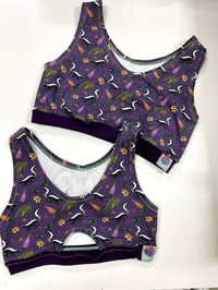 Image 1 of Skunk Bralettes and Tanks- MADE TO ORDER