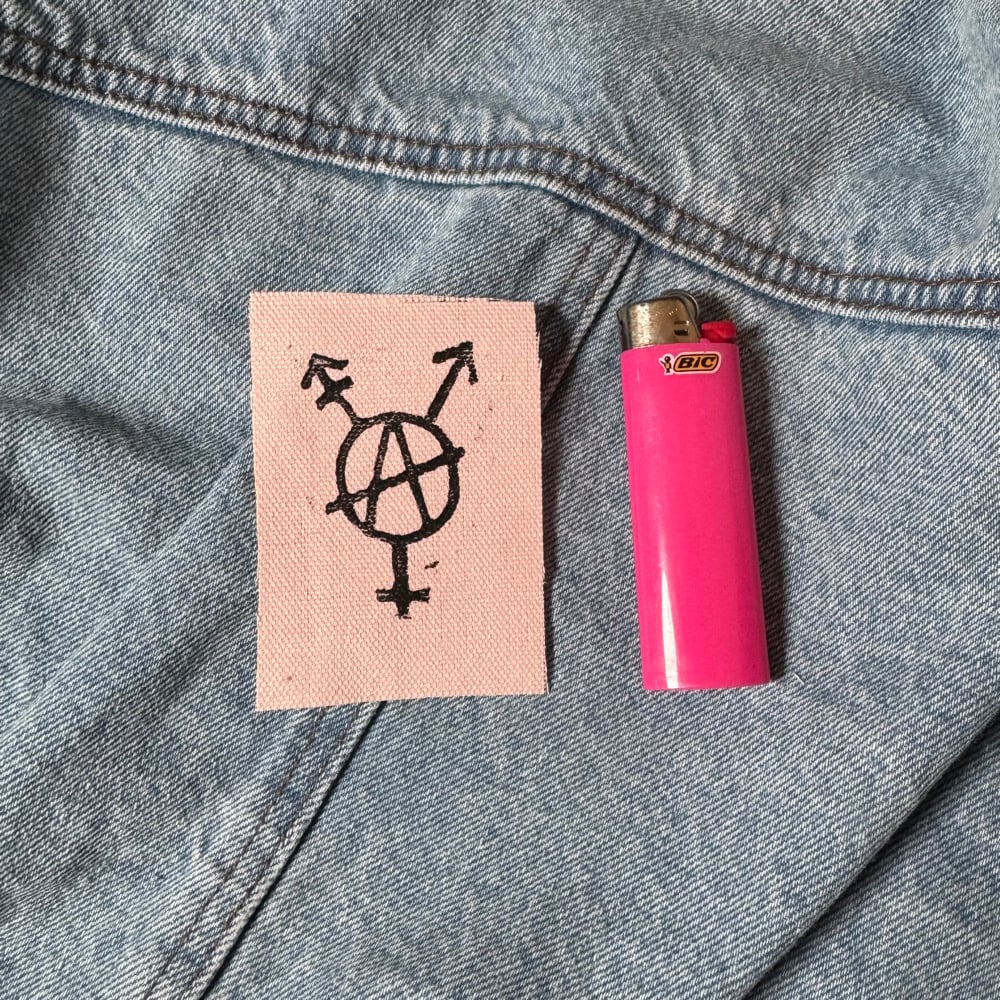 Image of Tranarchy Canvas Patch (Rough Edge, Sew-on)