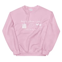 Image 1 of Boards, Cheese and Wine Crew Neck