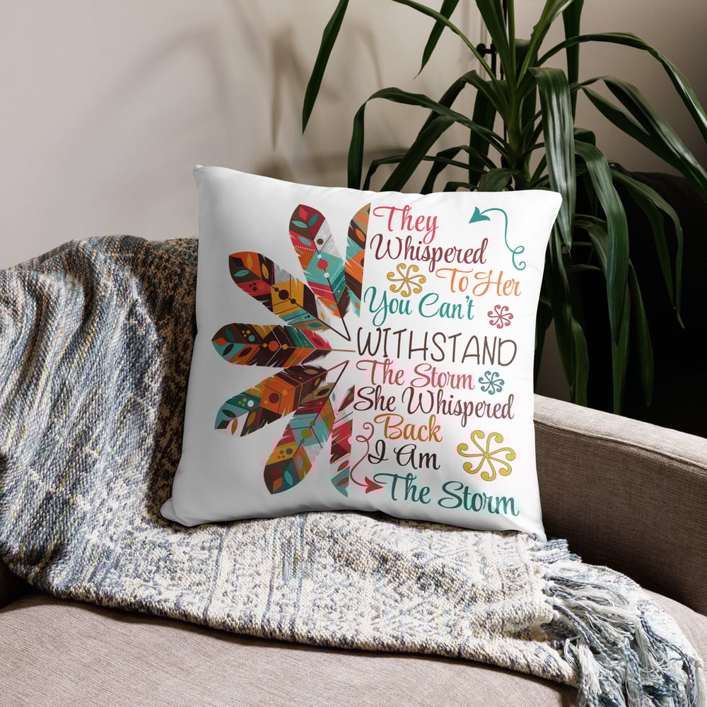Image of Survive The Storm Basic Pillow