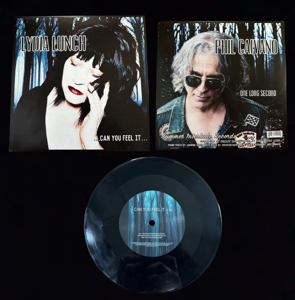 Lydia Lunch & Phil Caivano - Can You Feel It/One Long Second 7” Vinyl (Now Shipping)