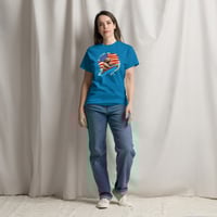 Image 5 of Retro Patriotic Surfing Sloth T-Shirt for Men and Women