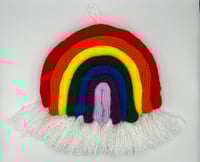 Image 7 of Knit Rainbow Wall Hanging