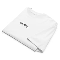 Image 3 of Loverboy Black Embroidered - Premium Oversized High Neck Tee