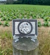 San Judas Silver/Black Belt Buckle