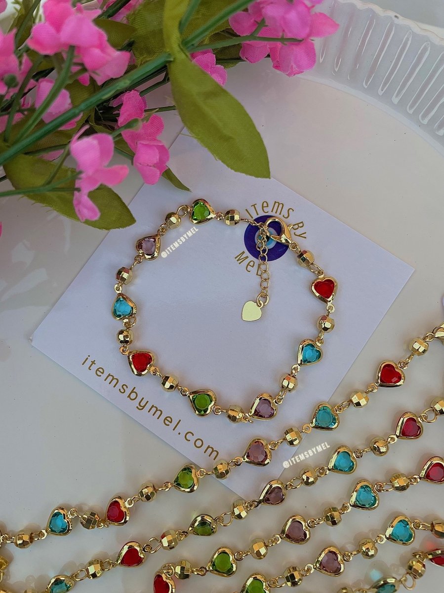 Candy Heart Bracelet Items By Mel, Inc.