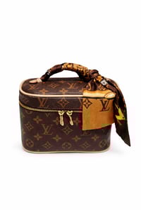 Monogram Vanity Bag with Scarf