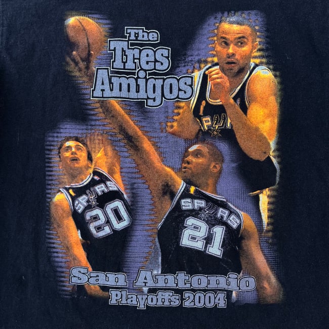 VTG Y2K San Antonio Spurs Tee Sz M 