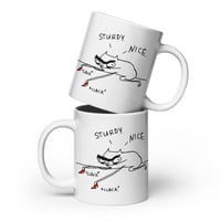 Image 2 of sturdy. nice White glossy mug 
