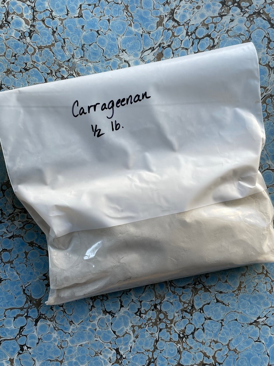 Half Pound Lambda Carrageenan Powder Supplies for Marbling on