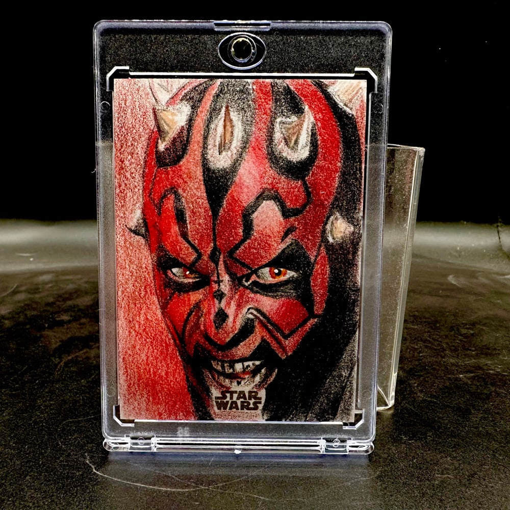 Topps Star Wars Maul Sketch Card