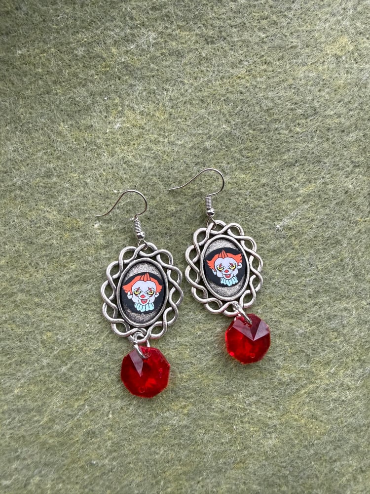 Image of IT clown earrings 🎈🤡
