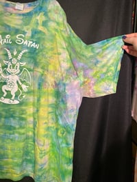 Image 3 of 3XL Hail Satan Tie Dye Shirt 2