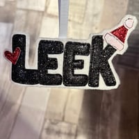 Image 1 of Leek Christmas decoration