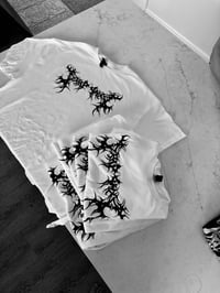 Image 1 of White Dripping short sleeve 