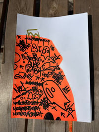 Image 1 of Tagged A4 Original Artwork
