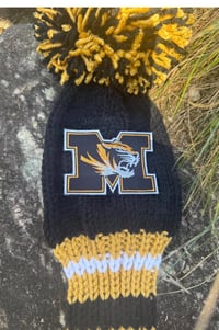 Image 4 of Missouri Tigers custom Golf Club Cover hand knit logo College football fan  gift