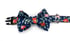 Blue Garden Flower Bow Tie  Image 3