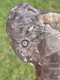 Image 10 of Smoky Quartz & Red Rutile Enhydro Multi Terminated Crystal | Zambia #3052