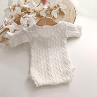 Image 1 of Baby girls bodysuit | Jenny |0-3 months | off white